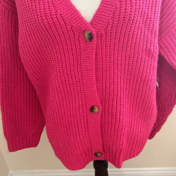 U.S. Polo Assn pink button up cardigan Size XL.. - Picture 3 of 8